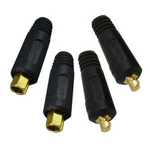 Welding Cable Joint Quick Connector Pair DINSE-Style 100Amp-200Amp 16-25 2-set - Picture 1 of 4