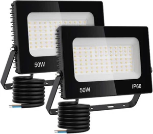 Olafus Faretto LED da Esterno 50W 5500 LM Super Luminoso, Faro LED Esterno 6500K - Foto 1 di 8