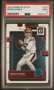 2022 Panini Donruss Optic #277 Brock Burdy Rated Rookie PSA 9 - Picture 1 of 2