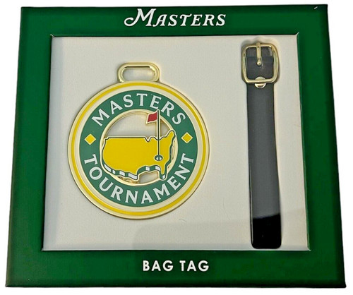 2026 Masters Tournament Metal Golf Bag Tag Leather Strap Augusta ...