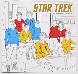 Star Trek The Original Series Adult Coloring Book - Picture 1 of 2