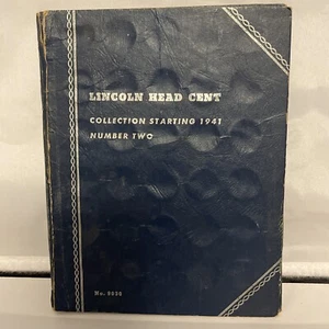 Lincoln Head Cent Collection Book 2 1941-69 Whitman Co - Bild 1 von 5