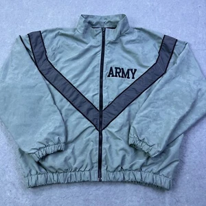 JWOD PFU Skilcraft Jacket Windbreaker US Army Medium Regular Training Full Zip - Picture 1 of 10