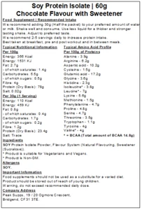 Soy Protein Isolate Powder 90% - Flavoured Vegan Protein - Lactose Free - Non-GM - Picture 1 of 7