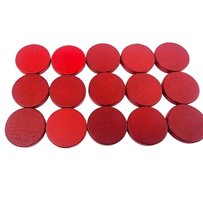 Backgammon Board Game 1975 Wood Discs Red Chips Selchow Righter Vintage - Image 1 of 4