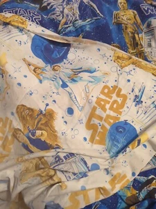 Vintage Star Wars Bedding Set 1977 Duvet Cover, Pillow Case 2 X Sheets - Picture 1 of 15