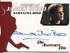 James Bond Mission Logs Autograph Card Wa38 Samantha Bond