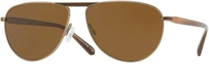 POUR BERLUTI CONDUIT STREET Polarized 59mm OV 1213 SQ 5039N6 Italy Tobacco - Picture 1 of 13
