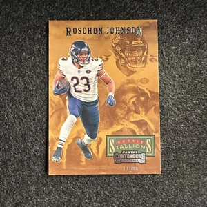 2023 Contenders Rookie Stallions #14 Roschon Johnson  - Chicago Bears - Picture 1 of 2