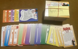 1996 POPEYE GOLD FOIL 99 COMPLETE CARD SET + EC5,CF2,5,9,11, + 2 Partial Sets - Picture 1 of 7