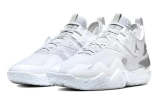 Jordan Westbrook One Take Men’s Size 12.5 White/Metallic Silver-White CJ0780 100 - Picture 1 of 6
