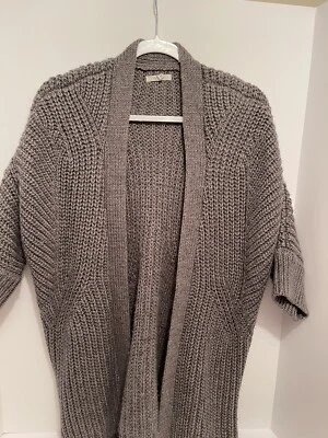 Maurices cardigan, Women’s Size M, short sleeve, gray. Open - Изображение 1 из 4