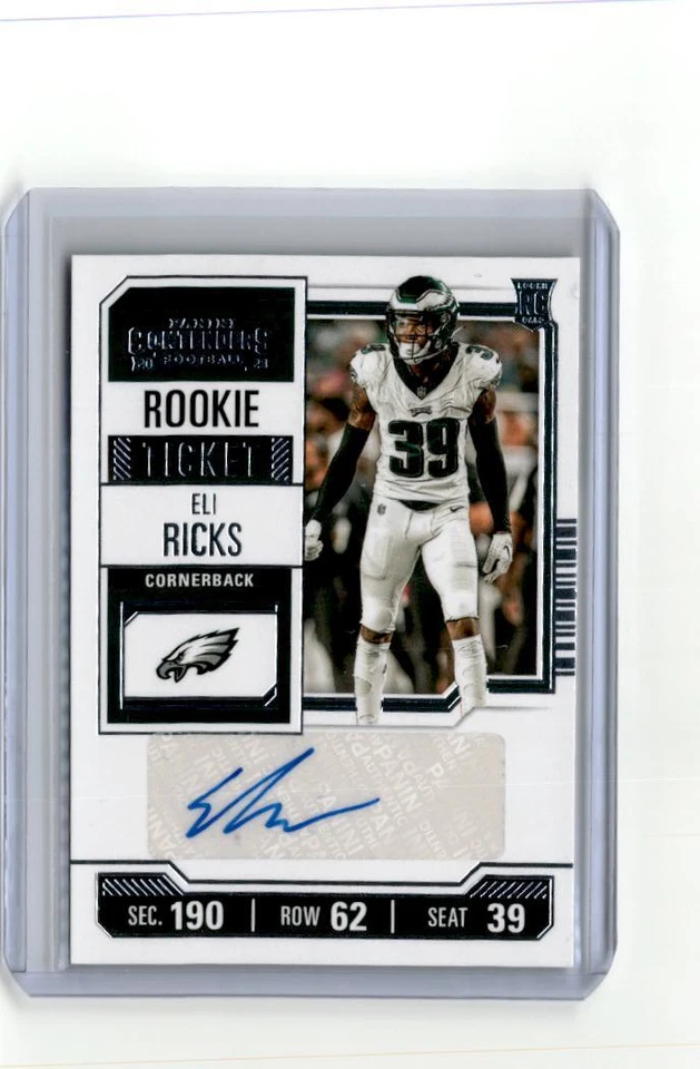2023 Panini Contenders NFL #233 Eli Ricks RC Auto Rookie Ticket - Image 1 of 1