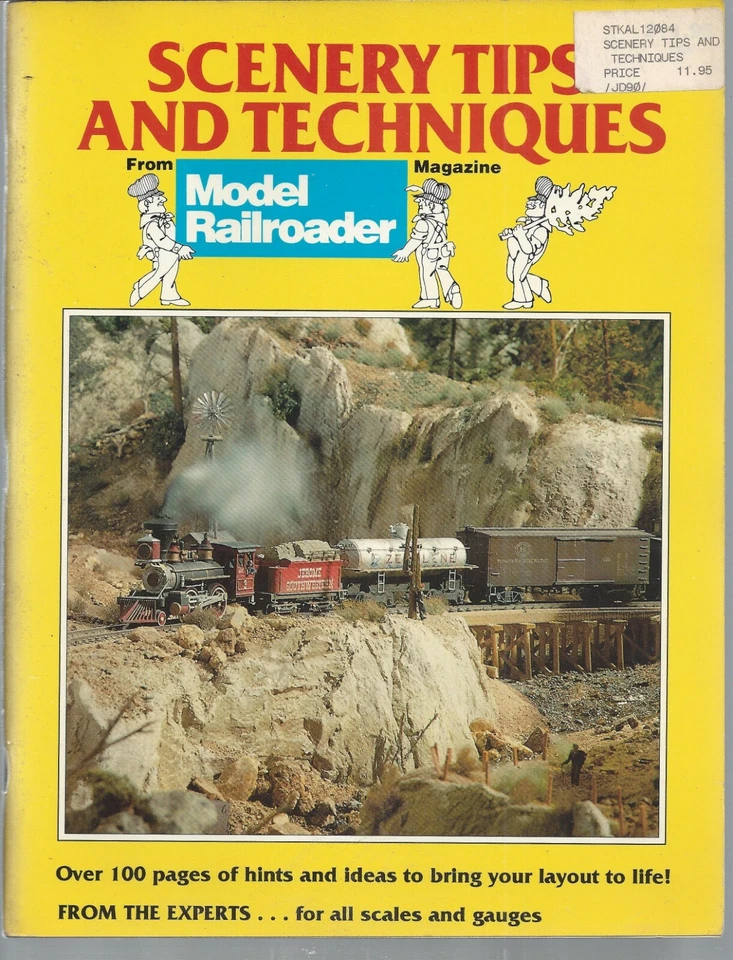 Scenery Tips & Techniques for Model Railroaders Vintage Magazine 1990 100 Pages - Image 1 of 1