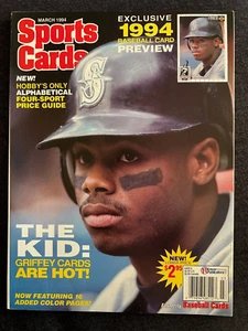 SPORTKARTEN ~ KEN GRIFFEY JR ~ März 1994 ~ SEHR SCHÖN! ~ '94 BB CARD PREVIEW - Bild 1 von 4