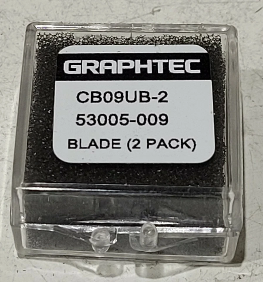 Graphtec CB09UB .9mm Supersteel 45° Blade Vinyl Cutting CB09UB-2 Qty 2 - Image 1 of 1
