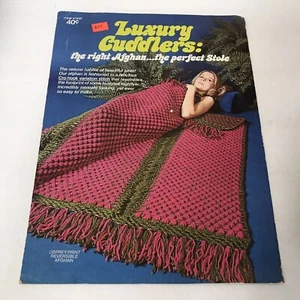 Vintage Luxury Cuddlers: The Right Afghan, The Perfect Stole Pattern # 7620 - Picture 1 of 3