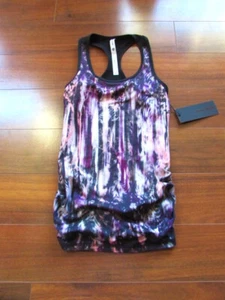 KARMA. ~ New! NWT XS ~ Abstract Watercolor Racerback Yoga Athletic Tank a82 - Picture 1 of 6