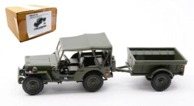 MODELLINO AUTO MILITARE CARARAMA NECAF 1/4 TON MILITARY NL 1955 CLOSED 1/43 - Immagine 1 di 3