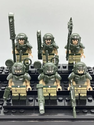 Warhammer 40k Shock Troopers Custom Mini Figure Set Of 6 - Image 1 of 4