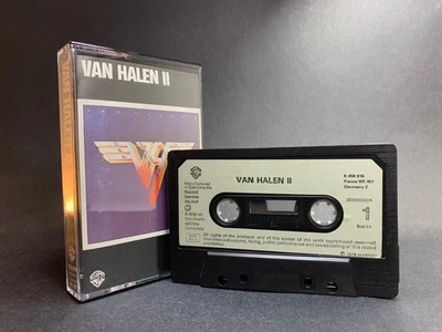 Van Halen VAN HALEN II Vintage Cassette 456 616 **GREY PAPER LABELS** 1979 VG/VG - Image 1 of 4
