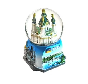 Souvenir globo neve Kiev 10 x 7 cmππ - Foto 1 di 6