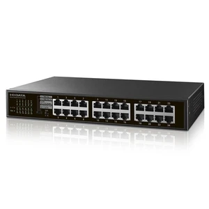 IODATA 24 Port Switching Hub Gigabit Compatible Loop Detection Prevention Port V - Afbeelding 1 van 7