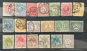 Old Netherlands Classic Stamps - Lot of 19 stamps used nice - Picture 1 of 1