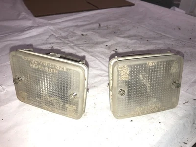 1990-1994 Mitsubishi Eclipse reverse light housing pair lens LH RH W1 - Image 1 of 4