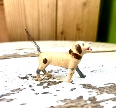 Juguetes de plomo de granja británicos de colección perro originales hechos en Inglaterra Foto 1 de 4