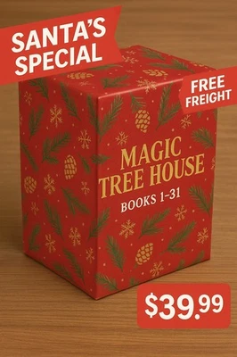 Magic Tree House Books 1-31 Free Christmas Gift Wrapped - Image 1 of 4