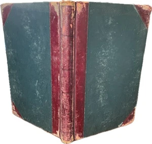 Vintage Ledger Cash Book Handwritten Written Accounts Farming WW2 1947 Prop Old - Picture 1 of 14
