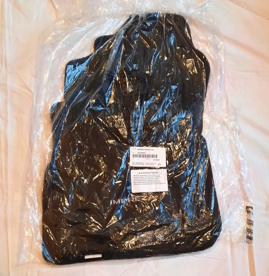 🔥Alfombra Alfombrilla OEM 4 Piezas SUBARU IMPREZA ACCESORIOS J501SFN101 Envío Gratis. Foto 1 de 1