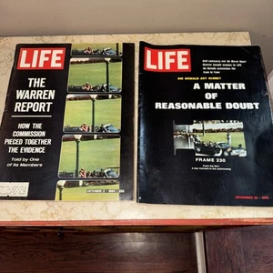1964 & 1966 LIFE MAGAZINES- JFK ASSASSINATION, OSWALD, THE WARREN REPORT - Imagen 1 de 3