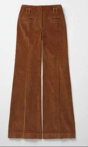 Anthropologie Cartonnier Damen Cordhose weites Bein Größe 4 karamell anprobiert! - Bild 1 von 11