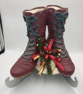 House of Lloyd Christmas Pattini da Ghiaccio Music Box - "Winter Wonderland" - Foto 1 di 6