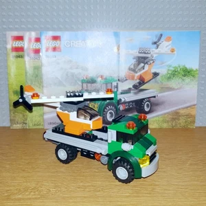 LEGO CREATOR 3 IN 1 - 31043 - CHOPPER TRANSPORTER, GREAT COND, INC INSTRUCTIONS - Picture 1 of 3
