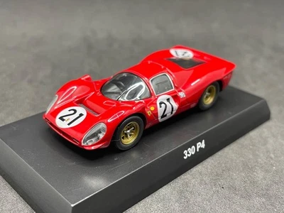 Kyosho 1/64 法拉利系列 4 330P4 红色 #21 压铸模型车 17J2 — 第 1/4 张图片