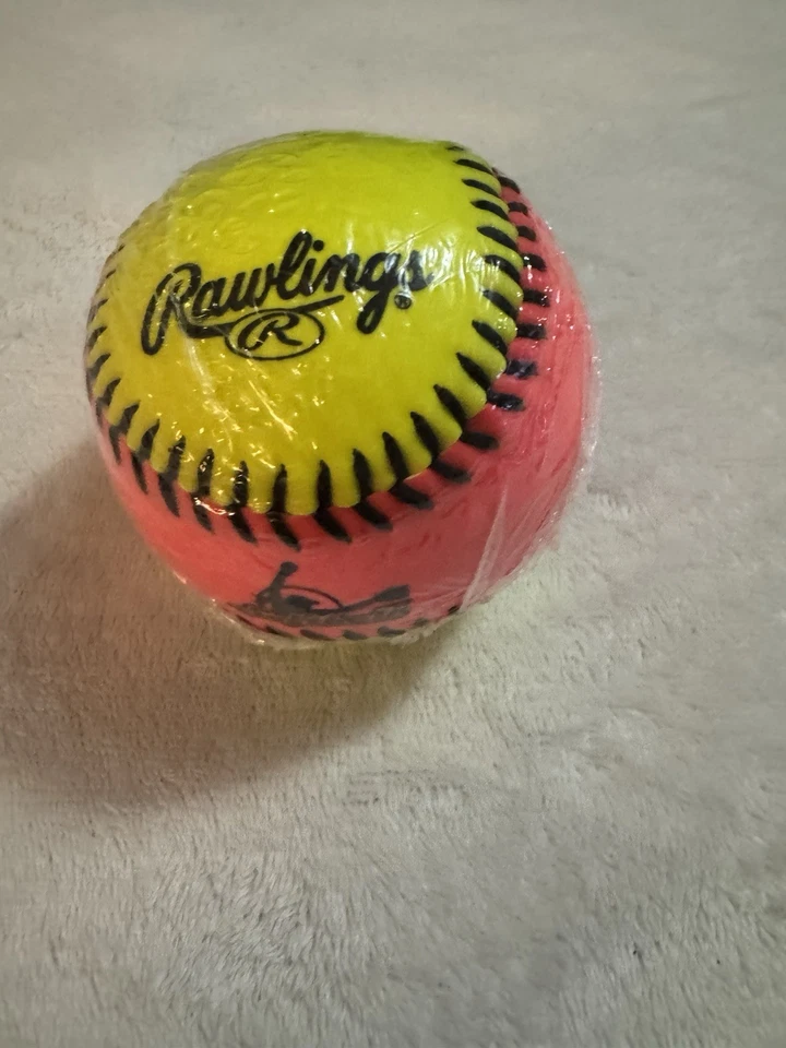 Rawlings 10in Softball Training Fastpitch ProTac RFPT10SPY Optic Pink Yellow