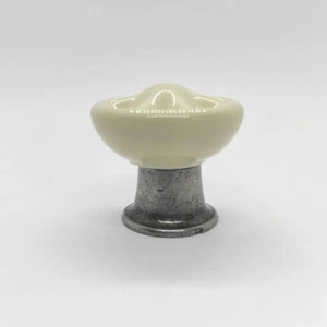 Porcelana beige con combinación negra antigua botón cocina exclusiva alta calidad - Imagen 1 de 6