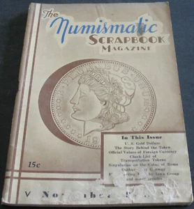 Antique - The Numismatic Scrapbook 1943 Singulariae On Coins Of Rome + Scarce - Picture 1 of 3