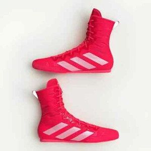 adidas Box Hog 4 Boxing Shoes Lucid Red White IH2732 BRAND NEW Men's Size 11.5 - Picture 1 of 8