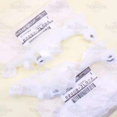 Genuine Set for Nissan INFINITI Front Left & Right Side Bumper Stiffener G37 Q60 - Image 1 of 4