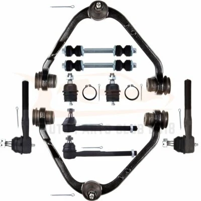 10x Fits 1997-2001 2002 Ford Expedition 2WD Front Upper Control Arms Tie Rods Foto 1 de 4