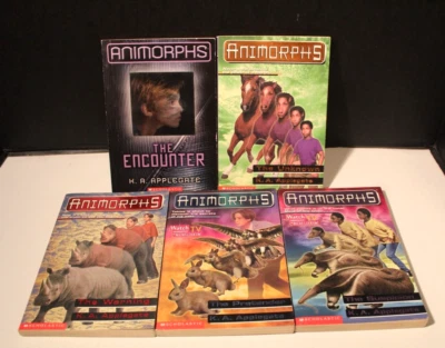 Vintage 1990s Lot Of Five(5) Animorphs Books First Editions By K.A. Applegate — 第 1/4 张图片