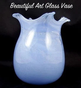 Stunning British Art glass Vase Lisa Michaela Rabone - Picture 1 of 4