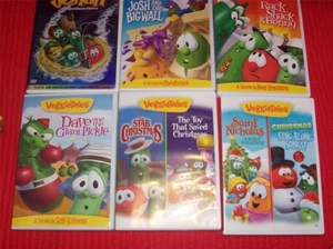 6 Veggie Tales DVDs - Picture 1 of 4