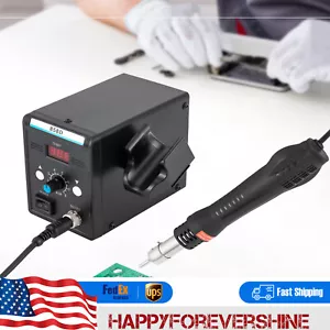 858D Soldering Iron Hot Air Gun Desoldering Rework Station SMD Digital Solder - Picture 1 of 19