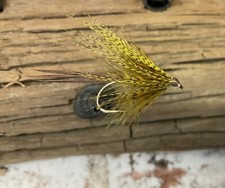 Lough Erne Mayfly variant x3, Irish hand-tied Brown Trout wet fly, size 10