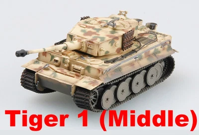 Easy Model 1/72 Tiger 1 (Middle)-sPzAbt.510,1944 Plastic Tank Model #36213 - Image 1 of 4
